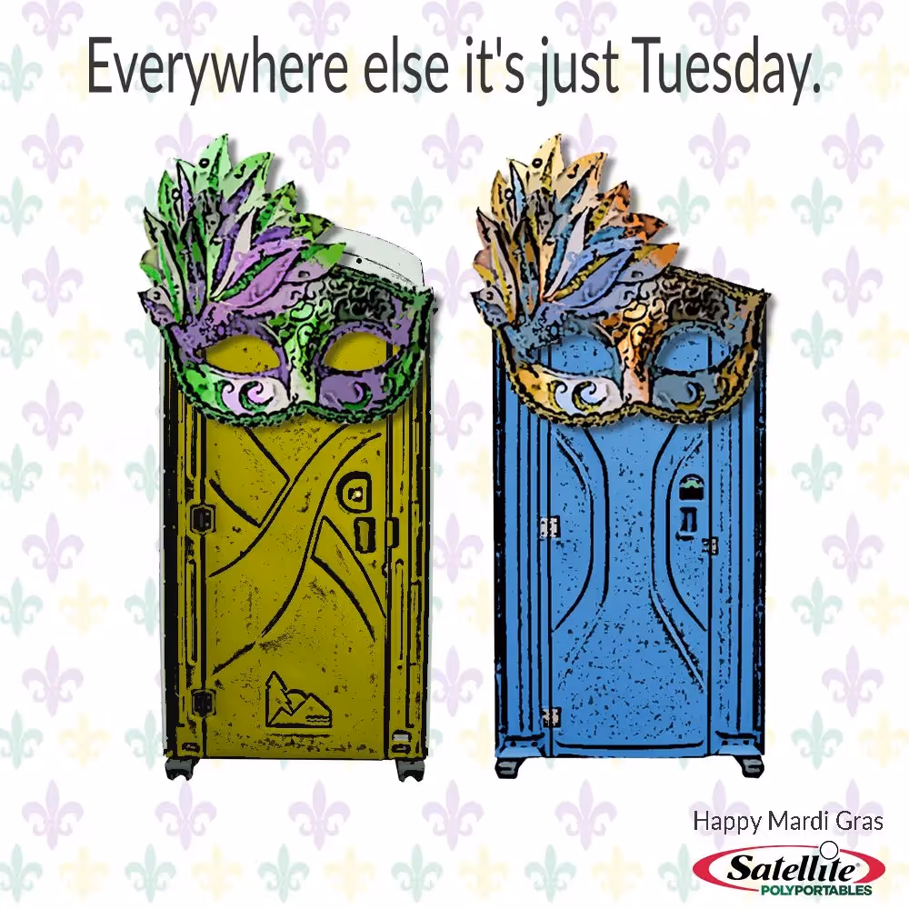 Mardi Gras Portable Toilets