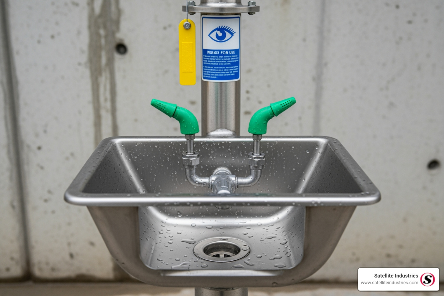 integrated eyewash station - Emergency shower trailers