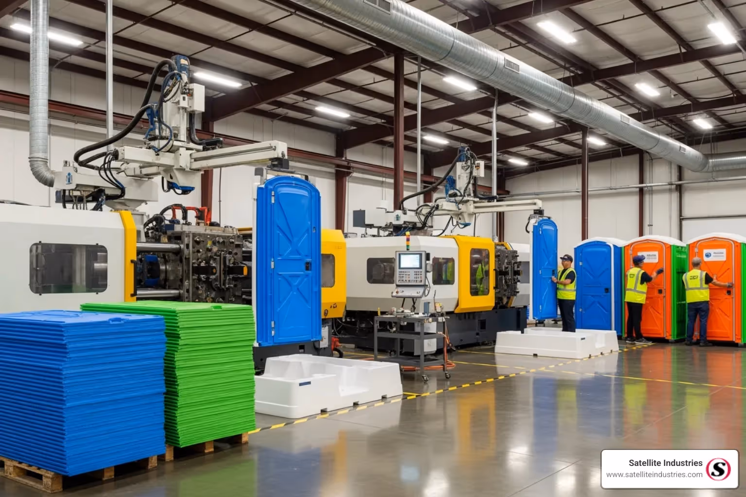 Portable toilet manufacturing
