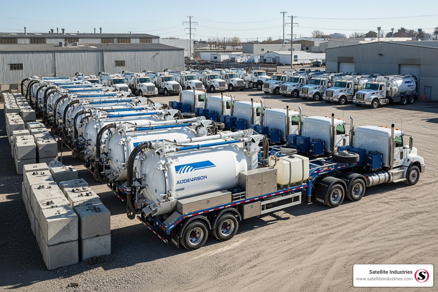 fleet of hydrovac trailers - hydrovac trailer for sale