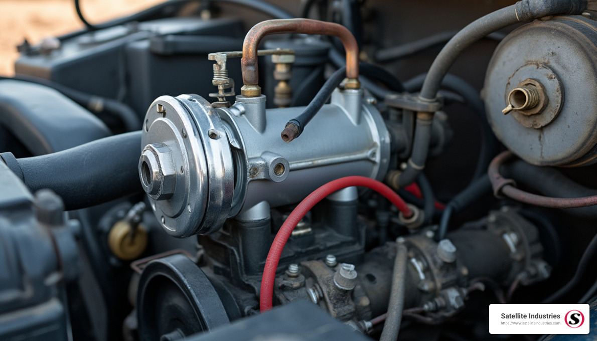 Vacuum pump in action - what does a vacuum pump do in a truck