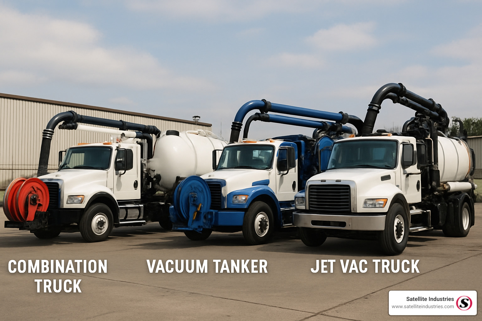 different types of sewage vacuum trucks - sewage vacuum truck for sale
