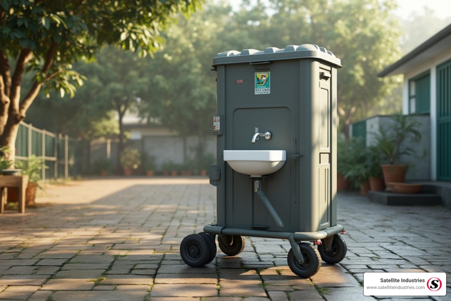 A durable, wheeled portable handwashing station - portable handwashing stations for schools