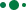 Three blue dots horizontally aligned, indicating active state in a slider or pagination control.