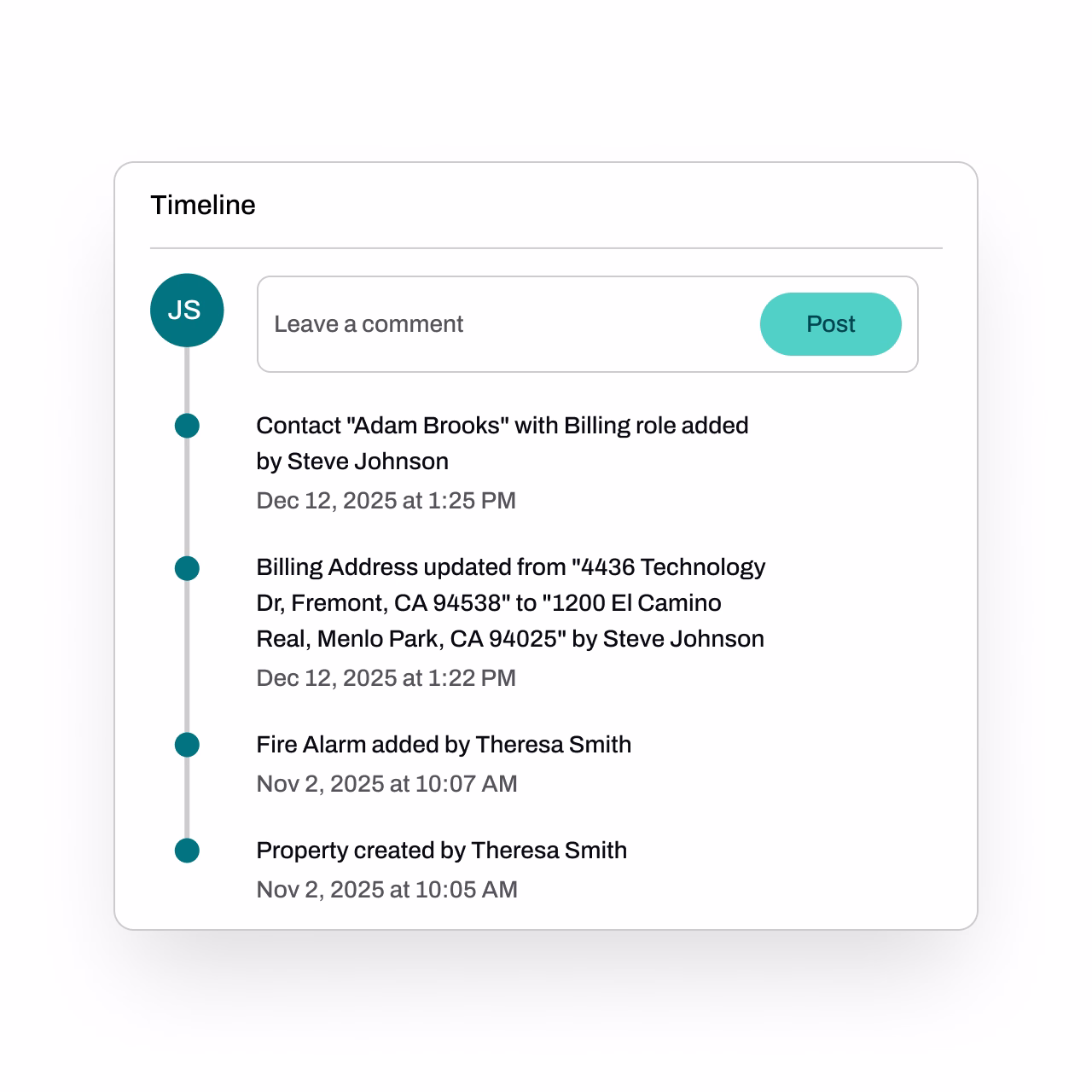 Person using a laptop displaying a scheduling application with a map and a list of locations in the San Francisco Bay Area.