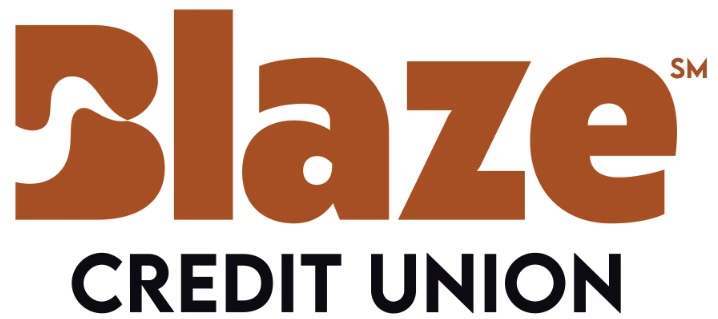 Blaze Credit Union logo.