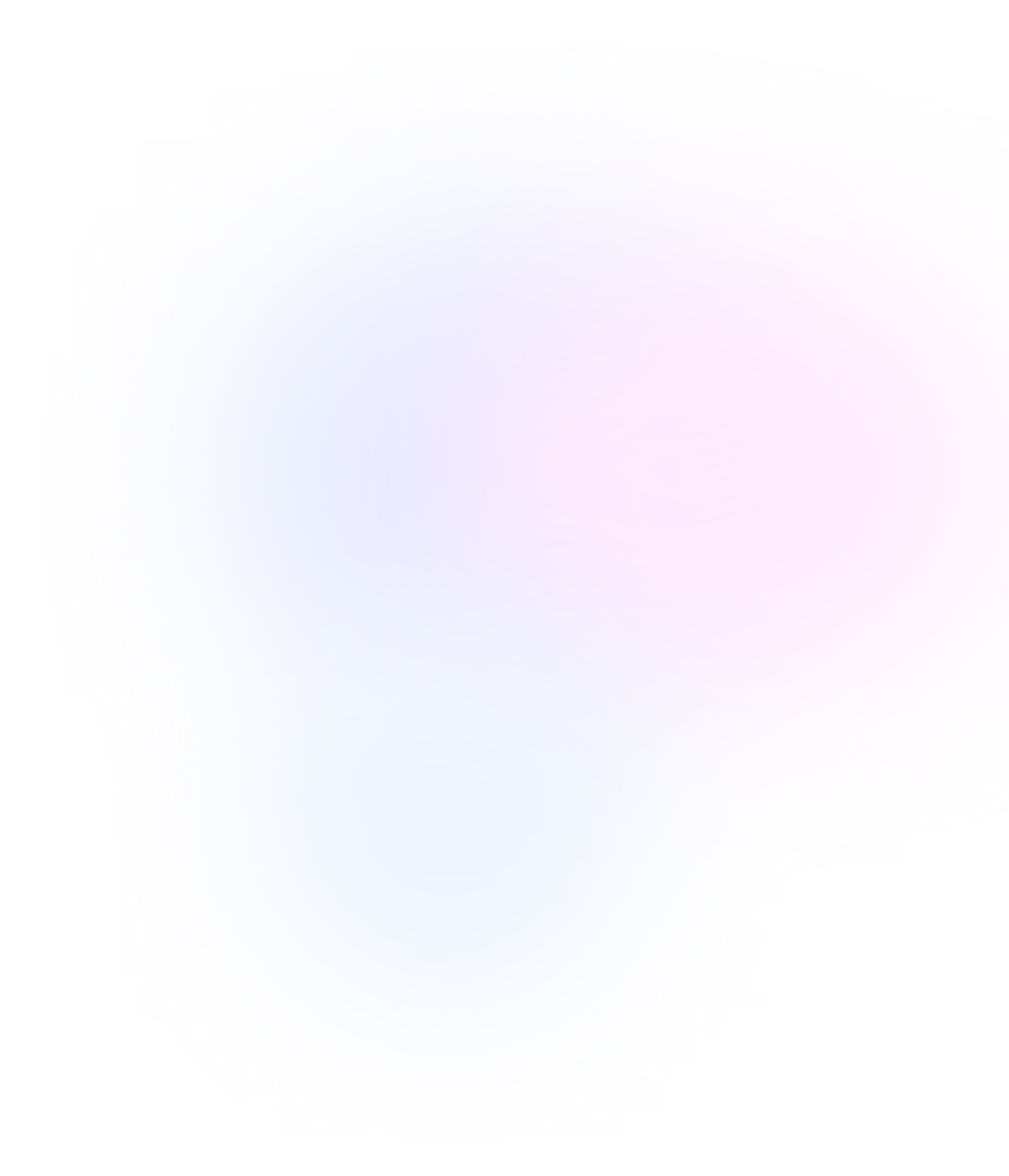 Three human figures in blue and pink tones connected by rounded lines, symbolizing network or collaboration.