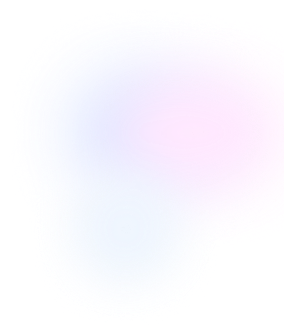 Three human figures in blue and pink tones connected by rounded lines, symbolizing network or collaboration.