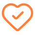Heart Checkmark Icon