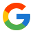 Google logo consisting of a stylized capital letter G with segments colored blue, red, yellow, and green.