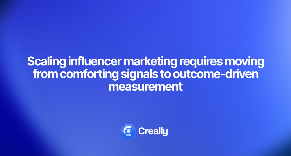 Influencer marketing is often evaluated by engagement—likes, comments, reach. These metrics are easy to measure and satisfying to report to leadership. But they don't answer the main question: is the investment paying off? This article series is about moving from comfort metrics to real ROI measurement, building attribution systems, and scaling influencer marketing as a predictable growth channel, not an experiment.Creally is a platform for managing influencer marketing at every stage: from finding creators to measuring real business impact. We help brands launch campaigns with thousands of influencers simultaneously, tracking not just engagement, but conversions, revenue, and ROI for each creator. Creally transforms influencer marketing from a creative experiment into a managed performance channel with transparent analytics and process automation. Our goal is to make influencer marketing as measurable and scalable as paid ads.