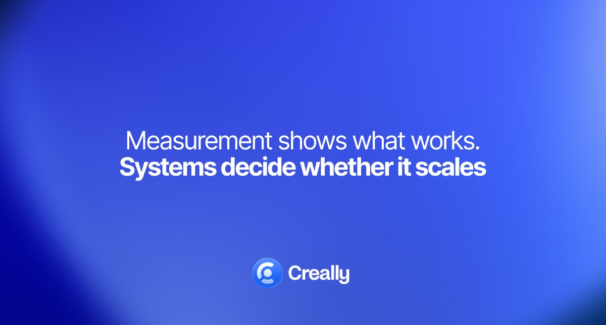 Influencer marketing is often evaluated by engagement—likes, comments, reach. These metrics are easy to measure and satisfying to report to leadership. But they don't answer the main question: is the investment paying off? This article series is about moving from comfort metrics to real ROI measurement, building attribution systems, and scaling influencer marketing as a predictable growth channel, not an experiment.Creally is a platform for managing influencer marketing at every stage: from finding creators to measuring real business impact. We help brands launch campaigns with thousands of influencers simultaneously, tracking not just engagement, but conversions, revenue, and ROI for each creator. Creally transforms influencer marketing from a creative experiment into a managed performance channel with transparent analytics and process automation. Our goal is to make influencer marketing as measurable and scalable as paid ads.