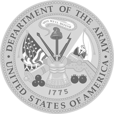 Department of the Army United States of America logo.