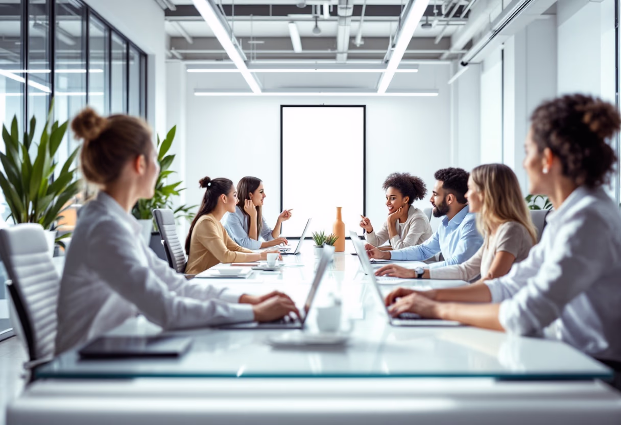 [background image] image of busy office environment (for an hr tech)