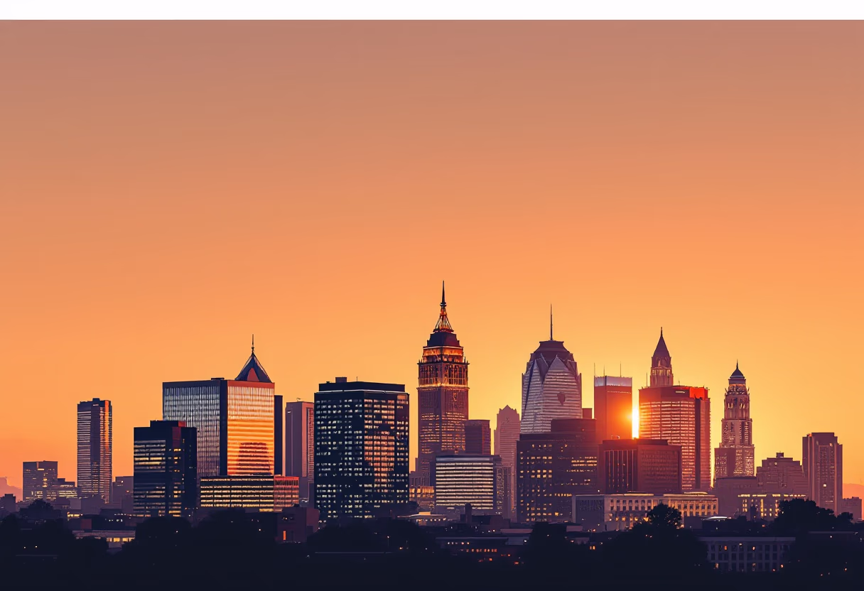[background image] image of a city skyline for an insurance agency & company