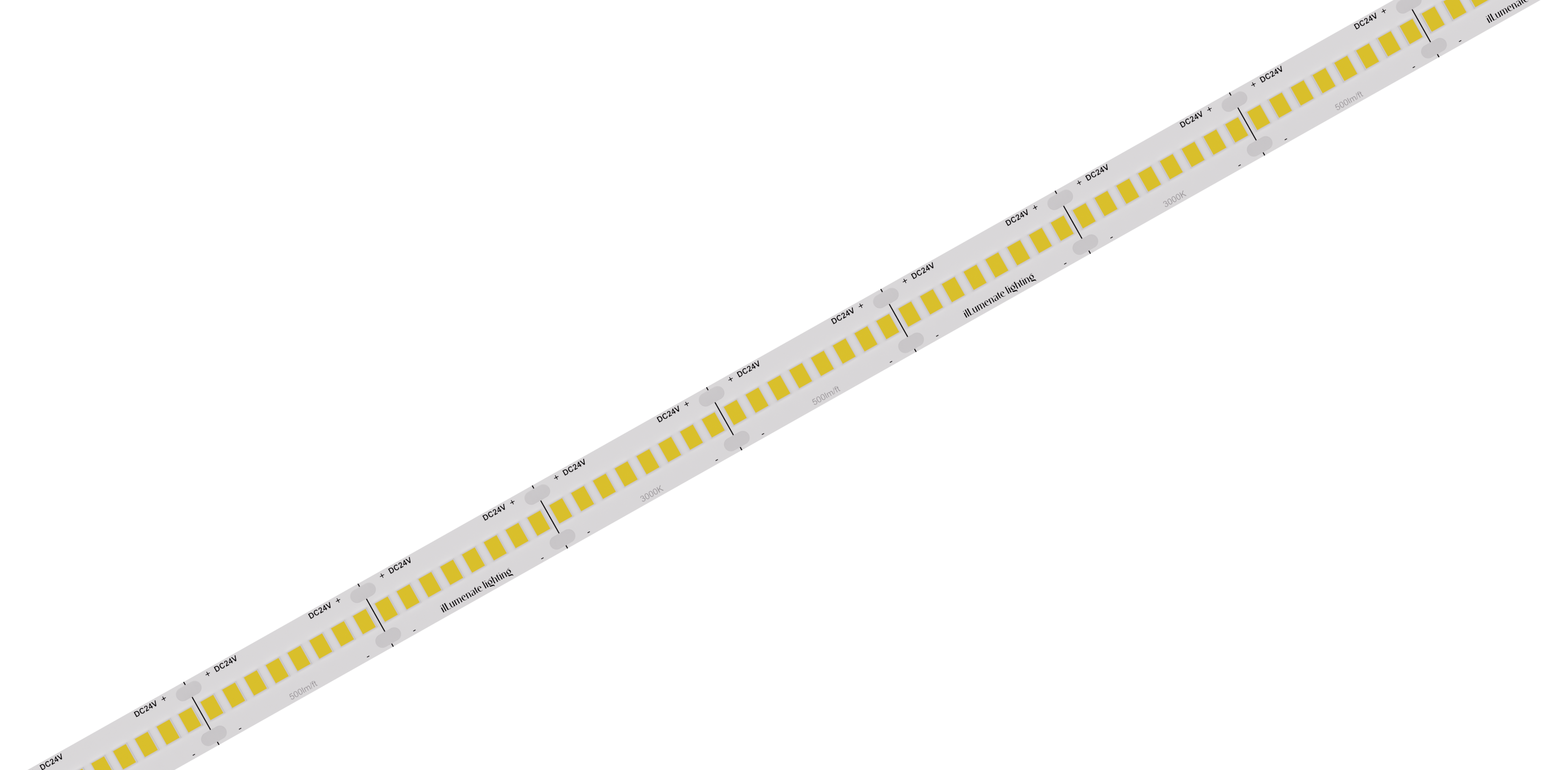 Static White LED Tape - High Density
