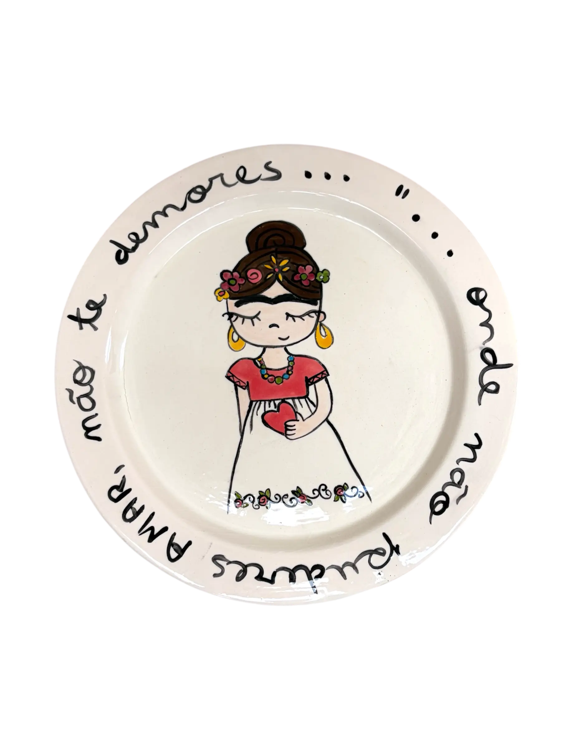 Conjunto Frida Kahlo - Cerâmica 