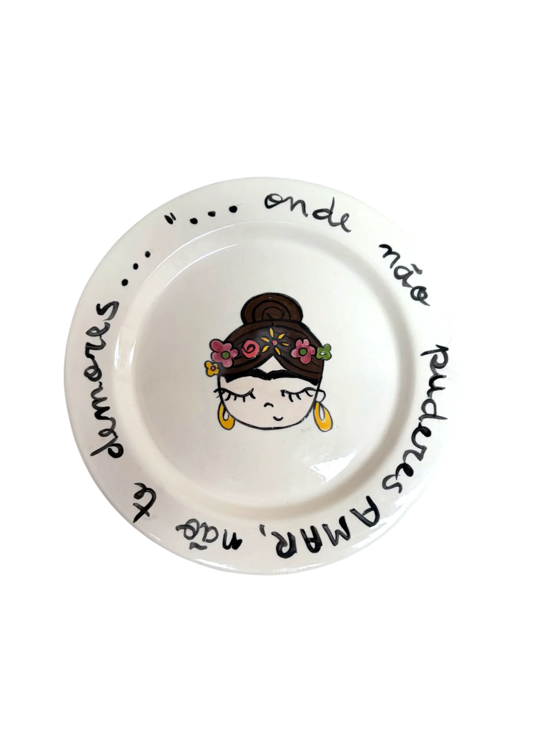 Conjunto Frida Kahlo - Cerâmica 