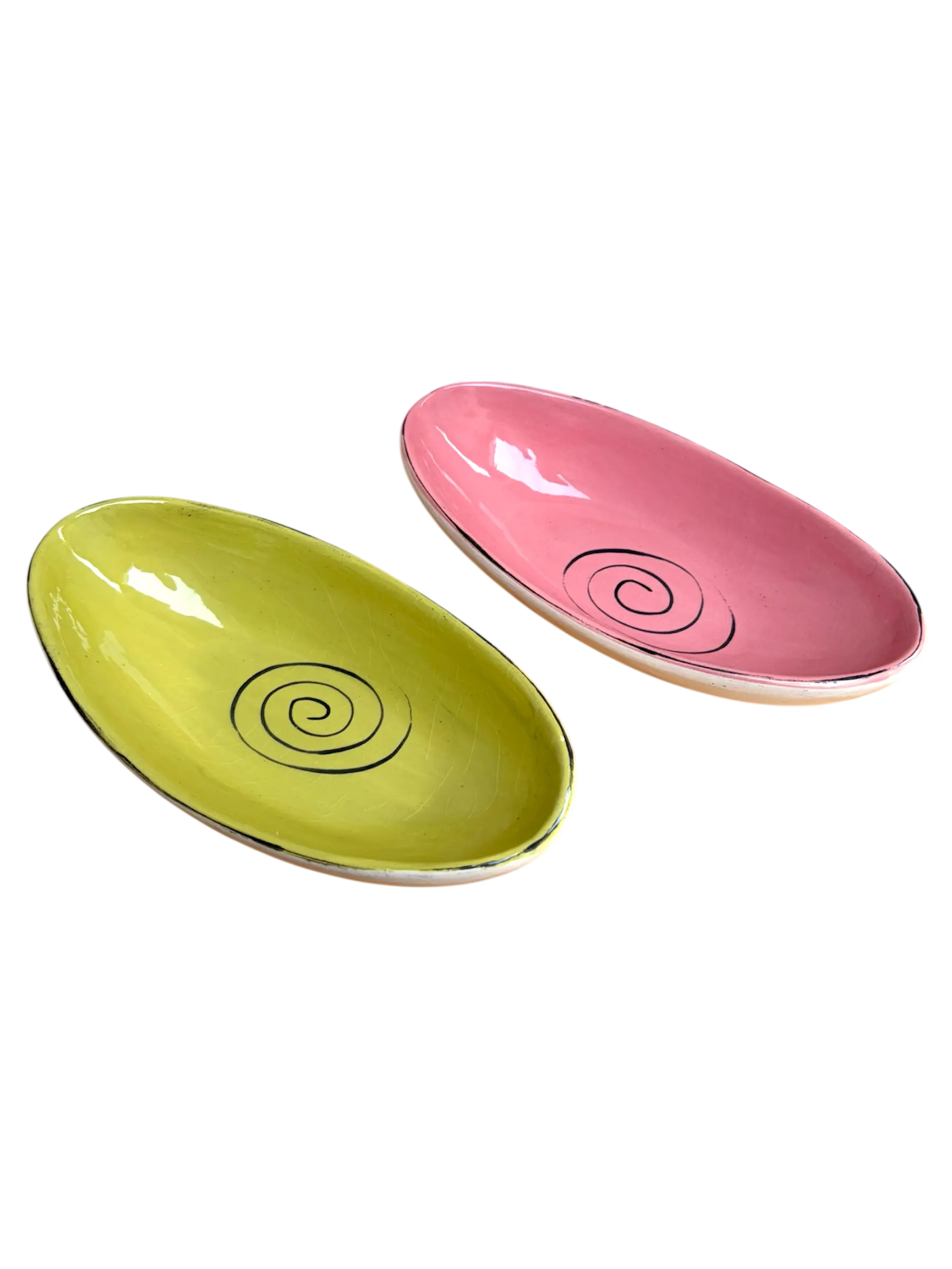 Dupla Travessas Pink e Verde