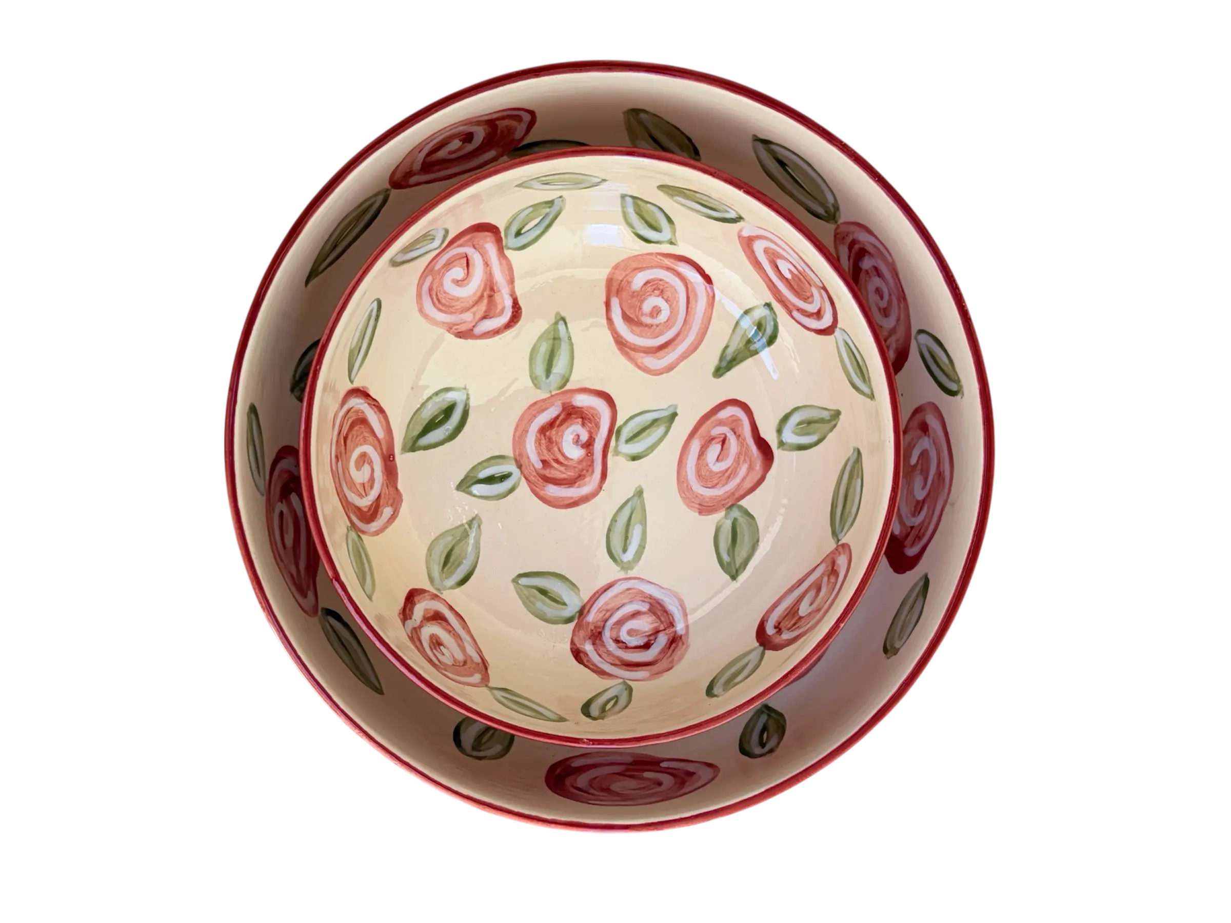 Dupla Tigelas Floridas