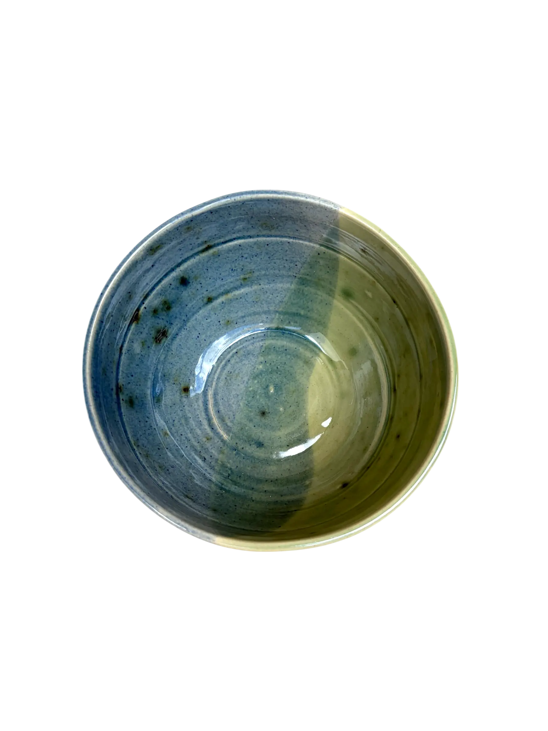 Bowl azul e verde - feito à mão