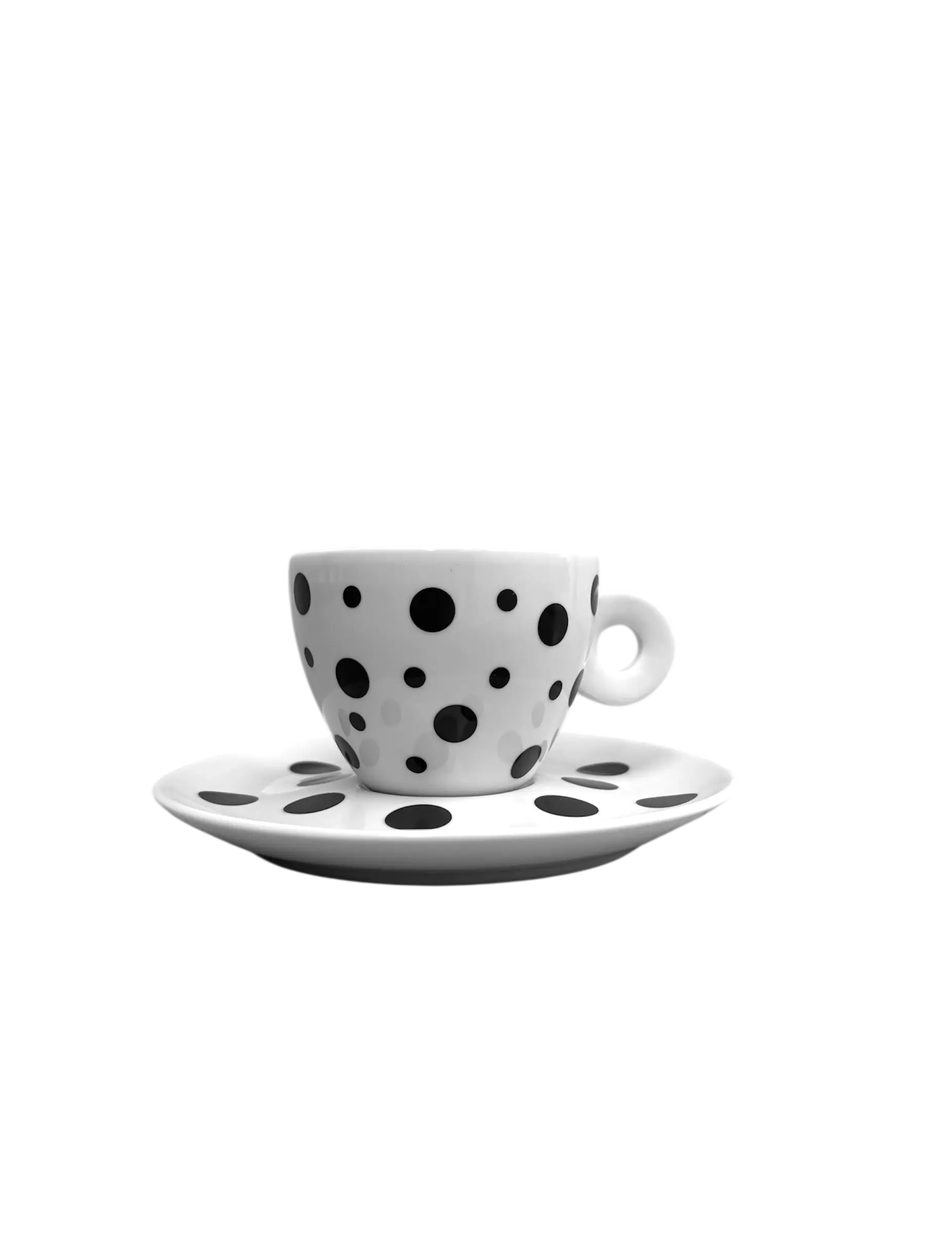  Xicara de Bolinha Porcelana , Capuccino