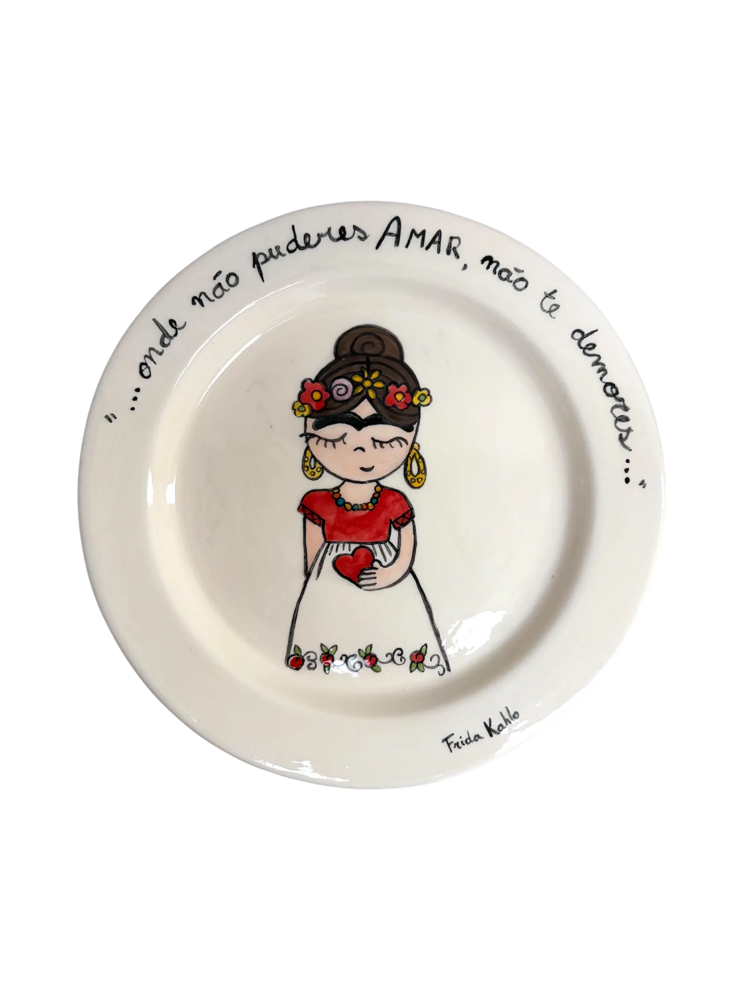 Prato de Sobremesa Frida Kahlo