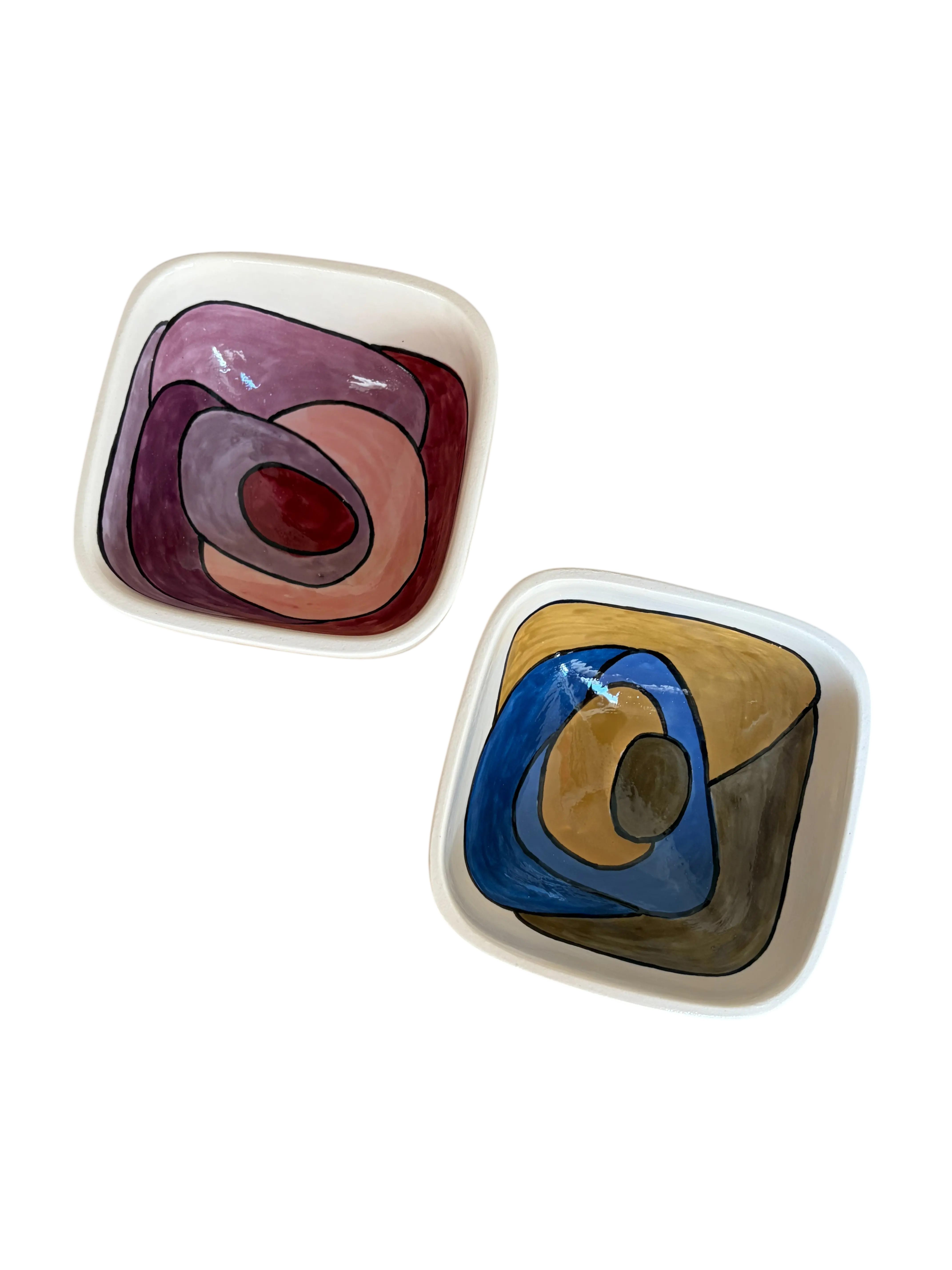 Bowl Colorido Geométrico - Quadrado