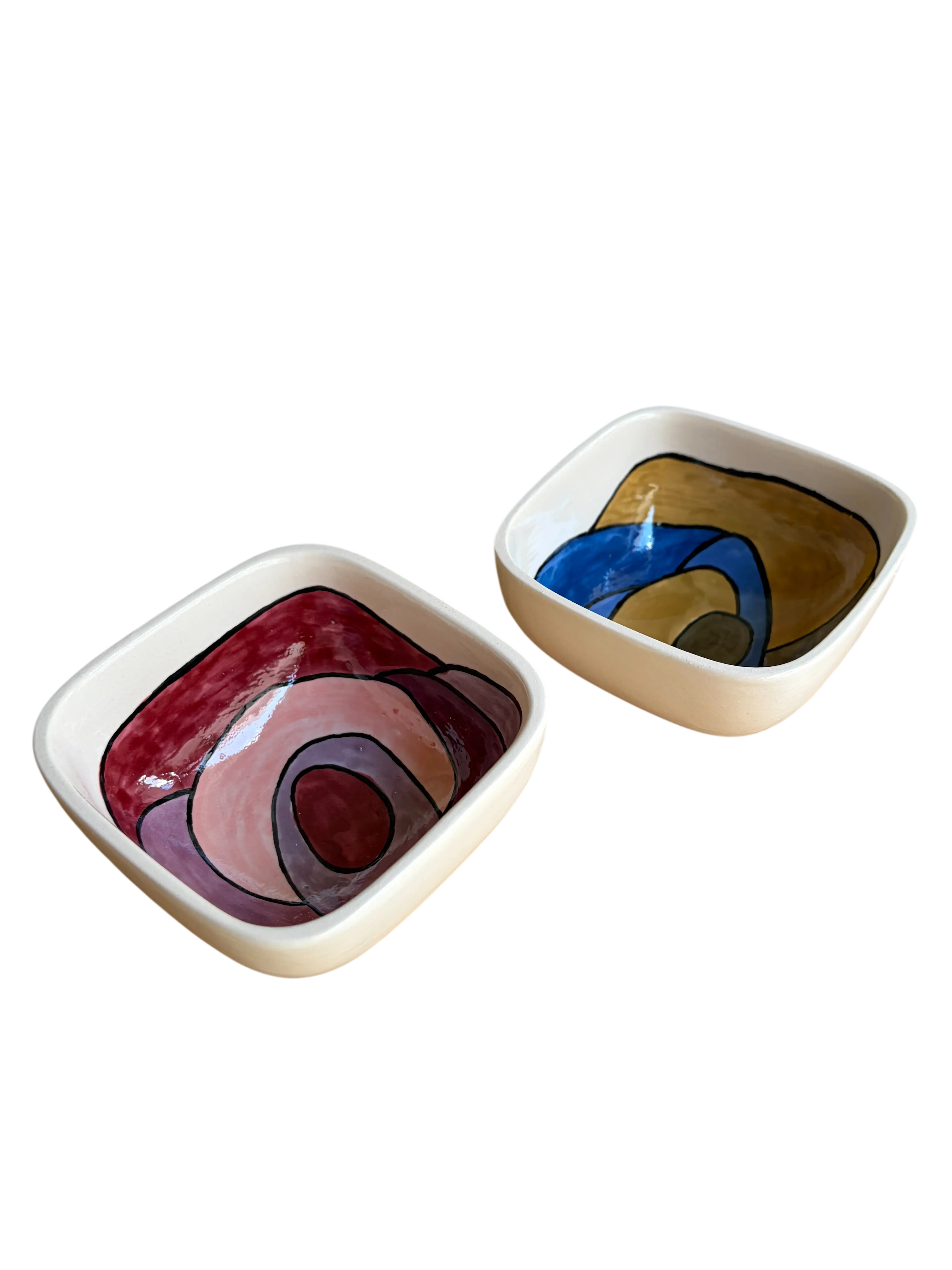 Bowl Colorido Geométrico - Quadrado