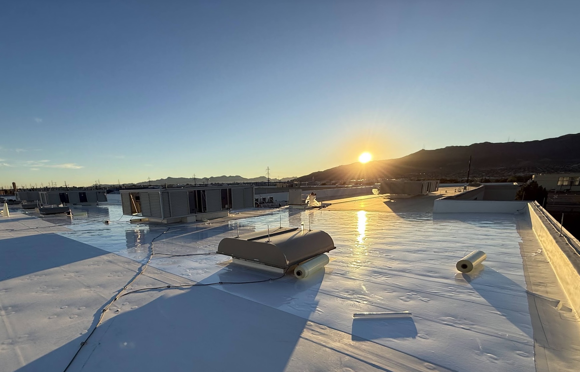 image of commercial solar installations