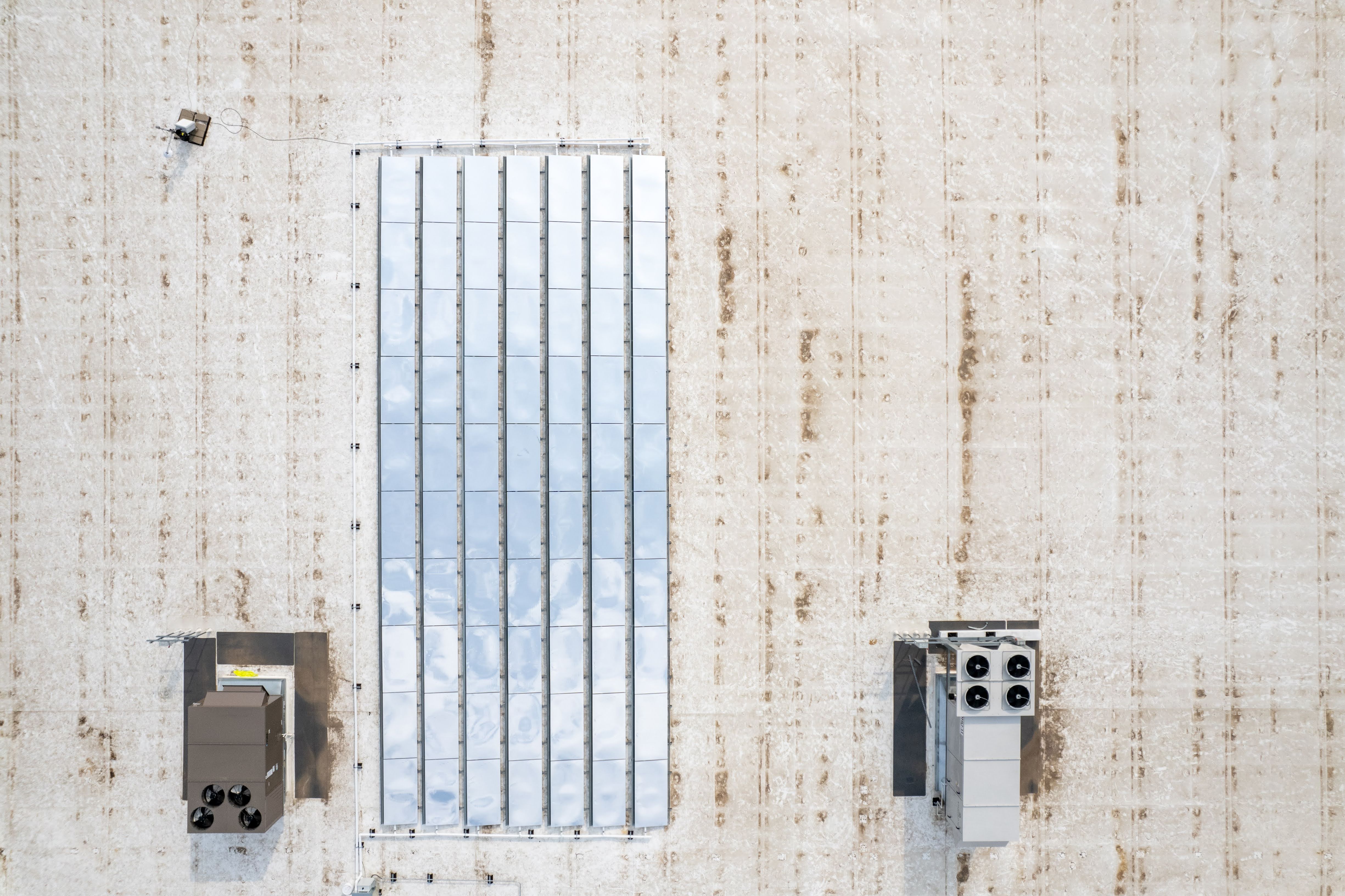 image of commercial solar installations