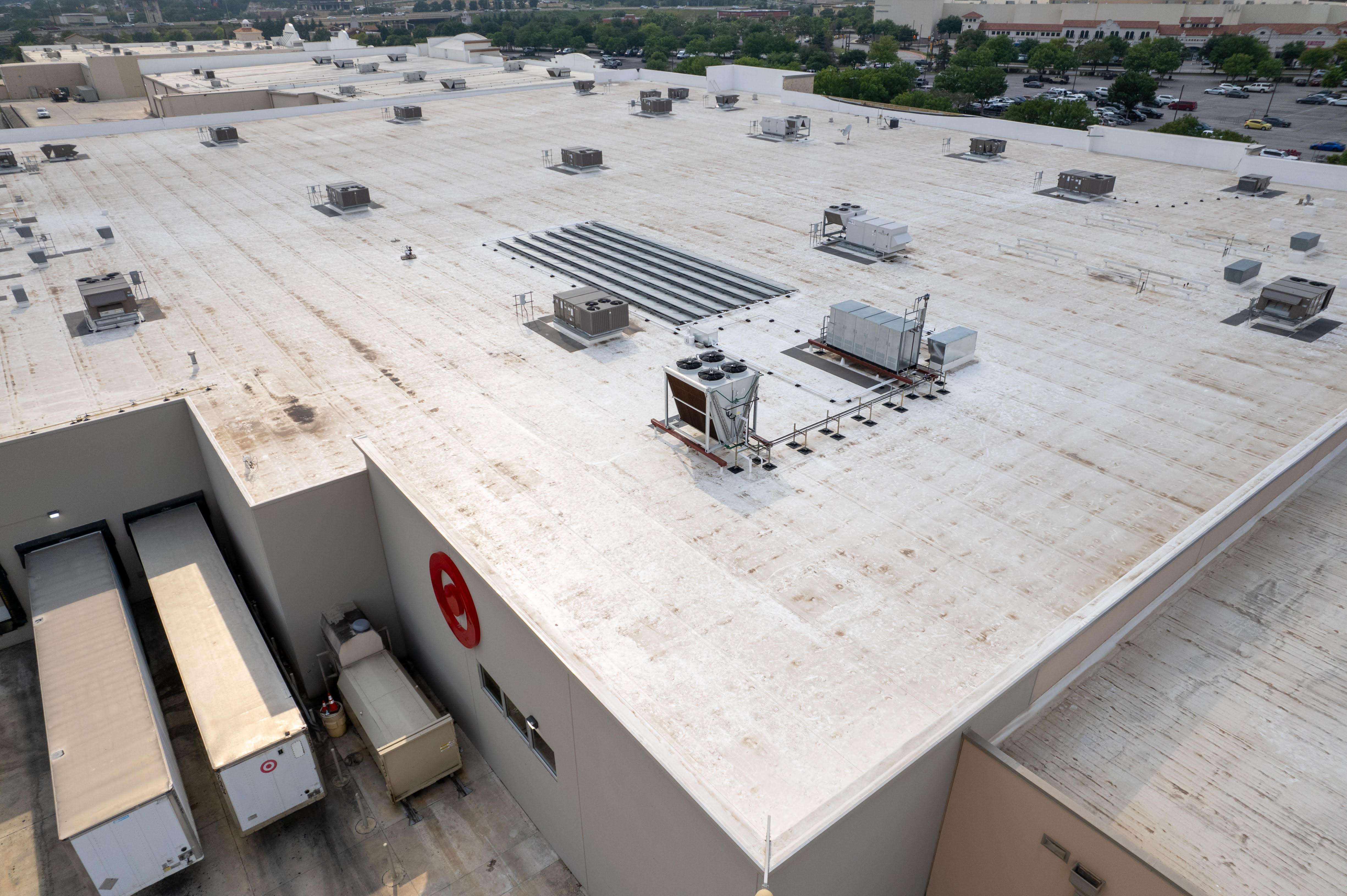 image of commercial solar installations