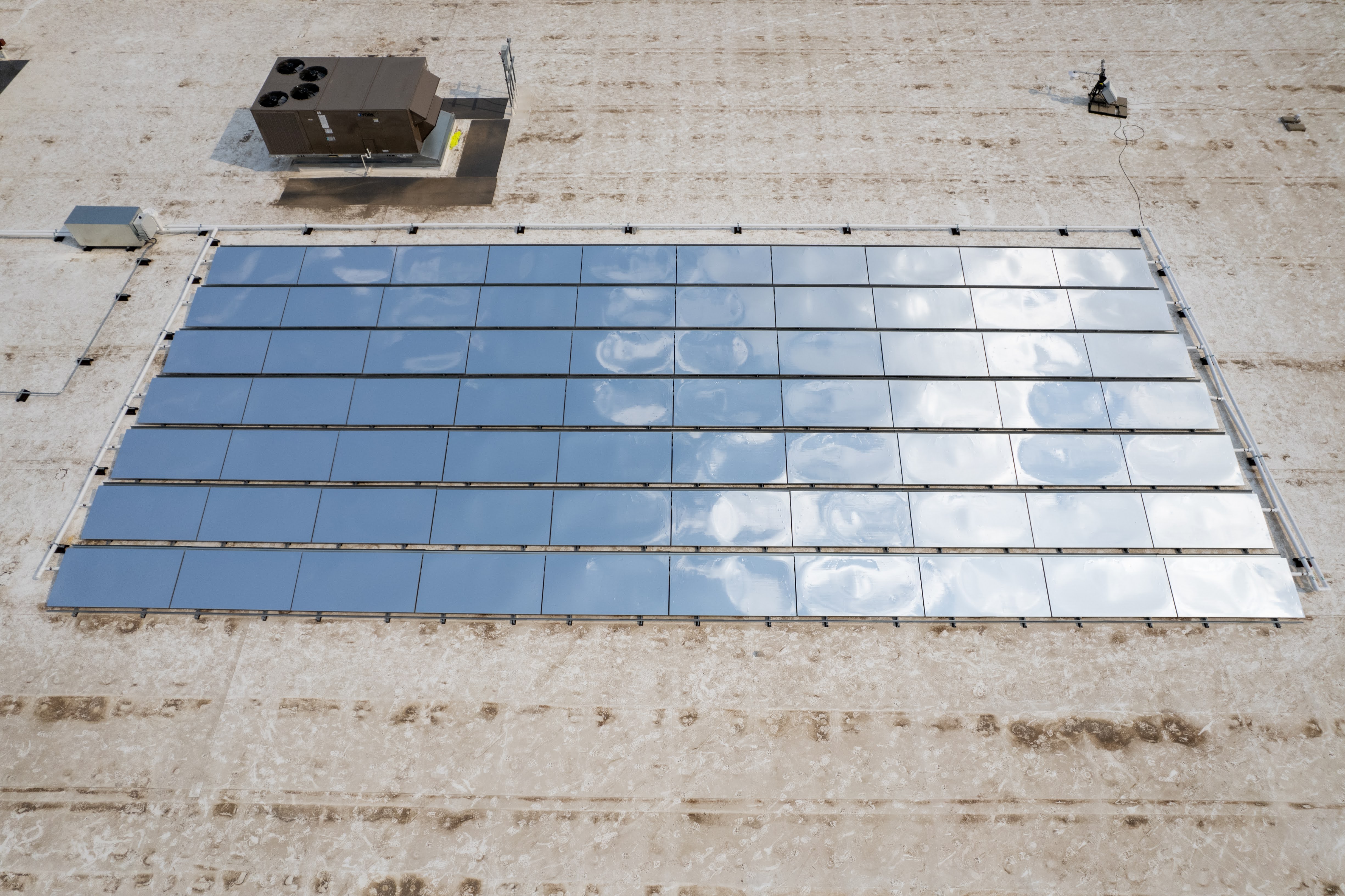 image of completed roof project (for a roofing contractor)