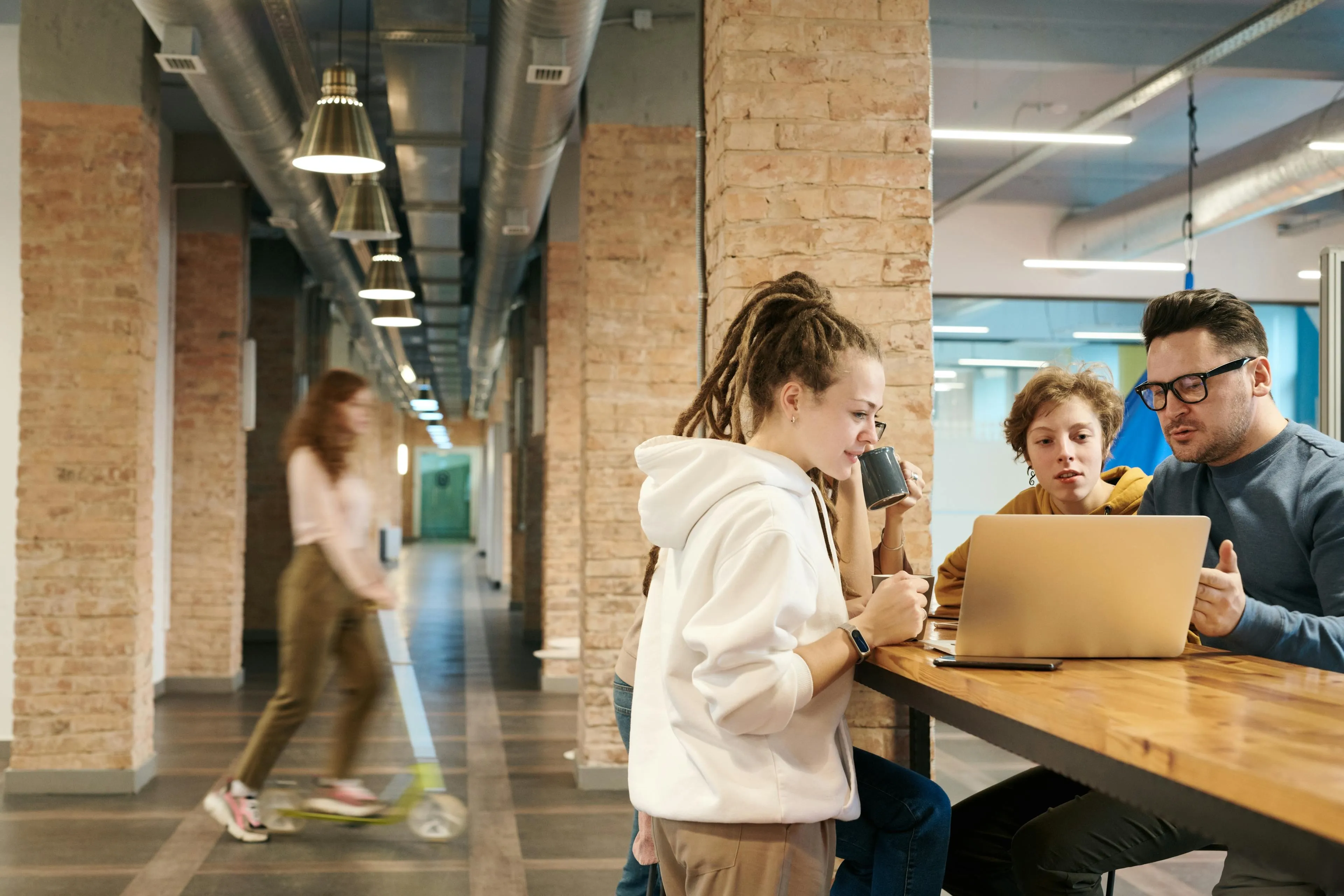 Employee on Workspace