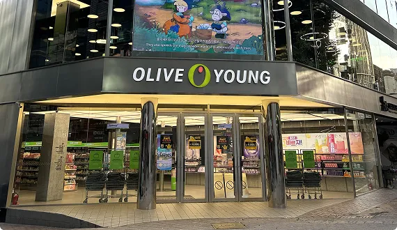 韓国最大規模のオリーブヤング貸切