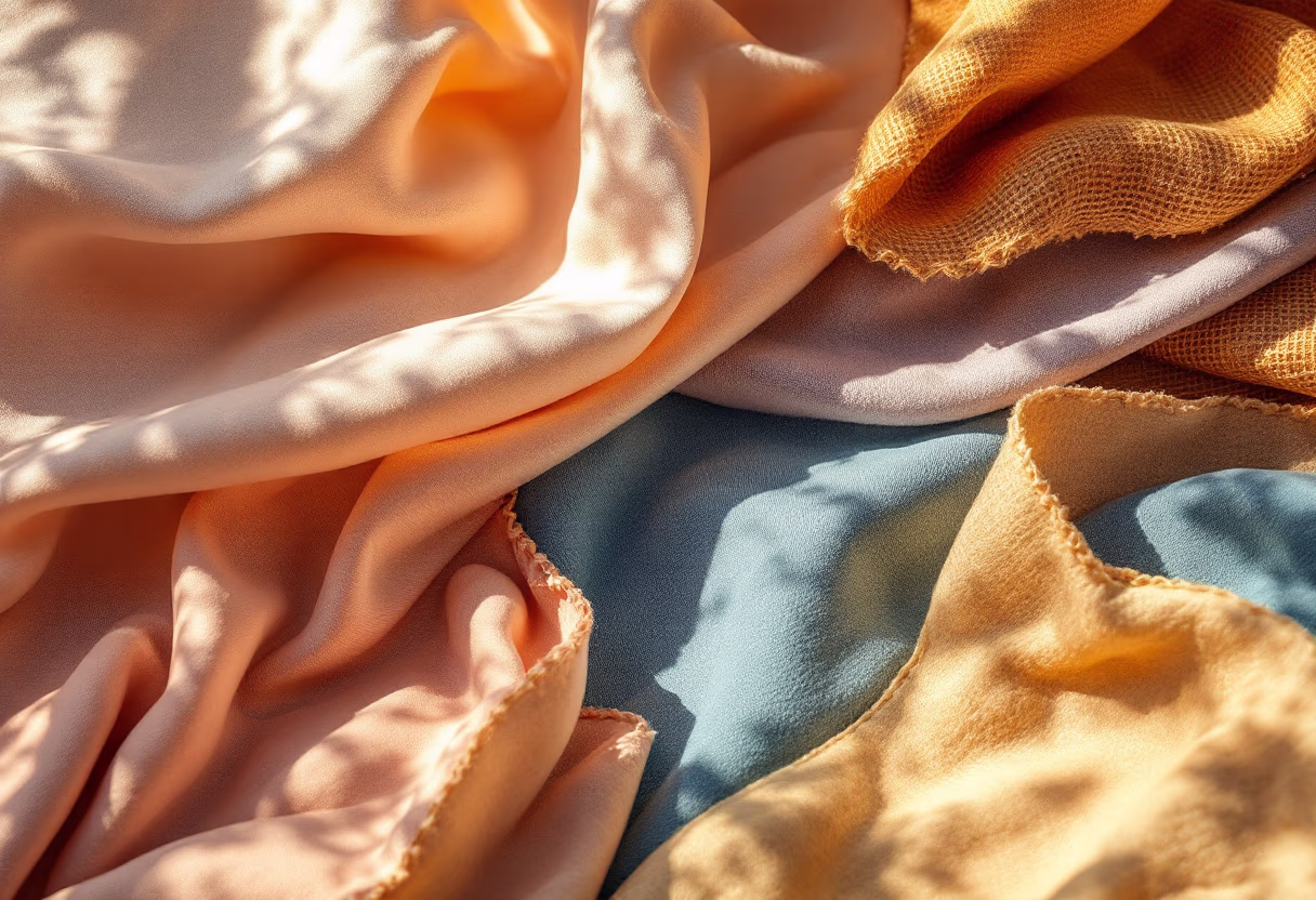 [background image] colorful fabric textures