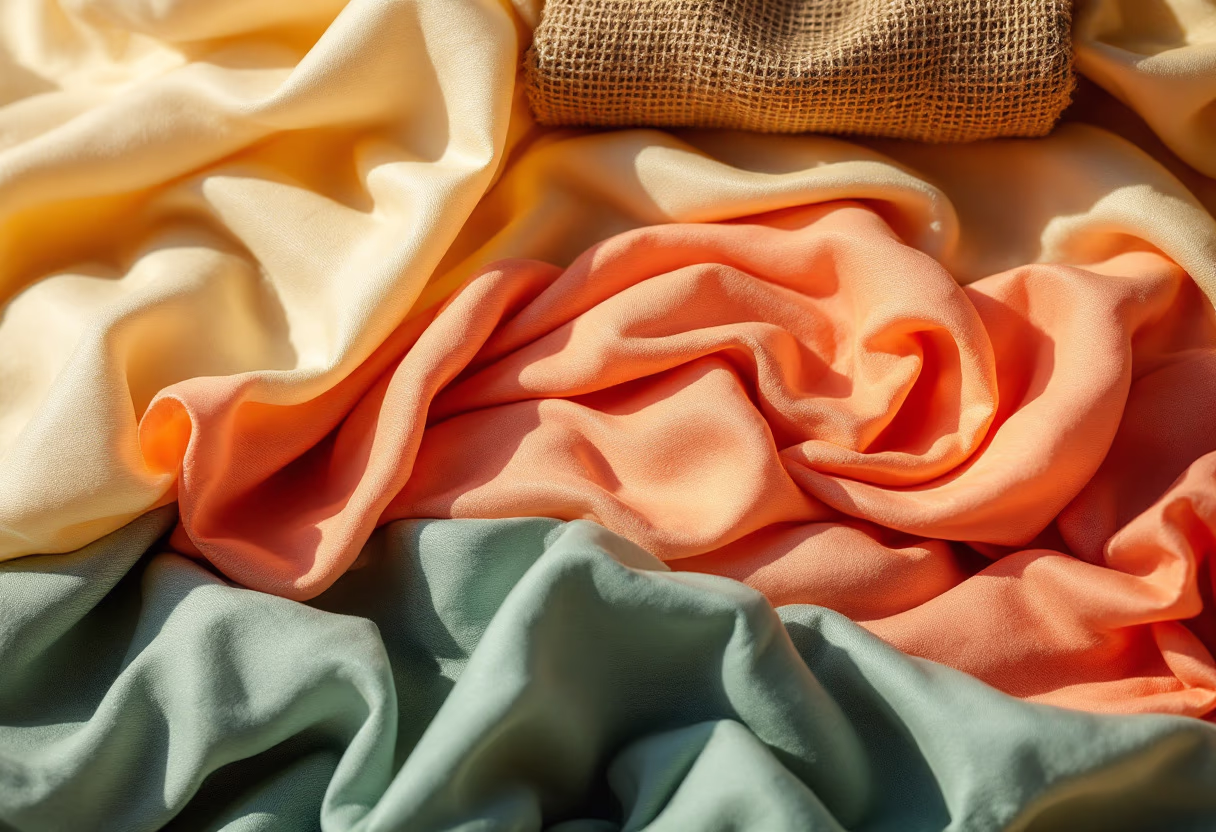 [background image] colorful fabric textures