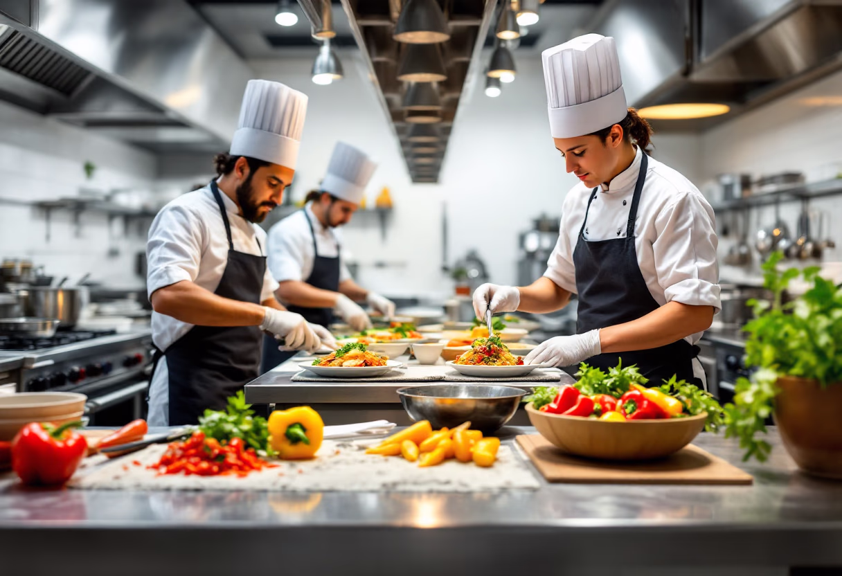 image of restaurant kitchen (for a mexican restaurant)