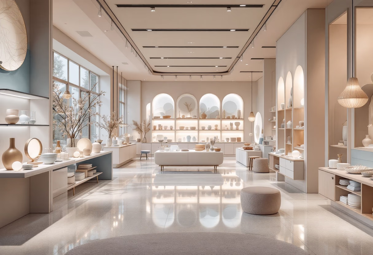 [background image] image of the store location (for a home goods store)