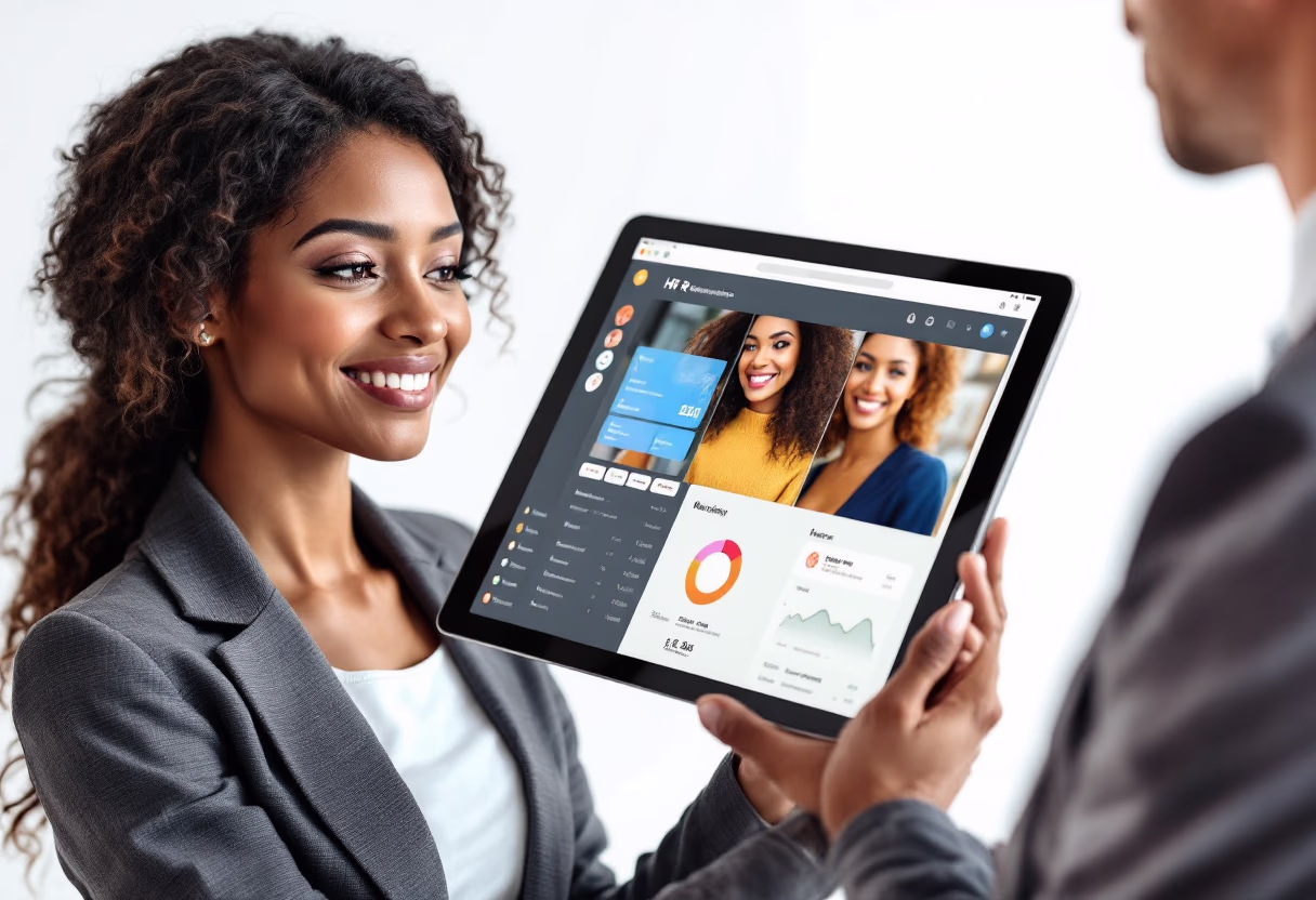 image of tech solutions demonstration (for a hr tech)