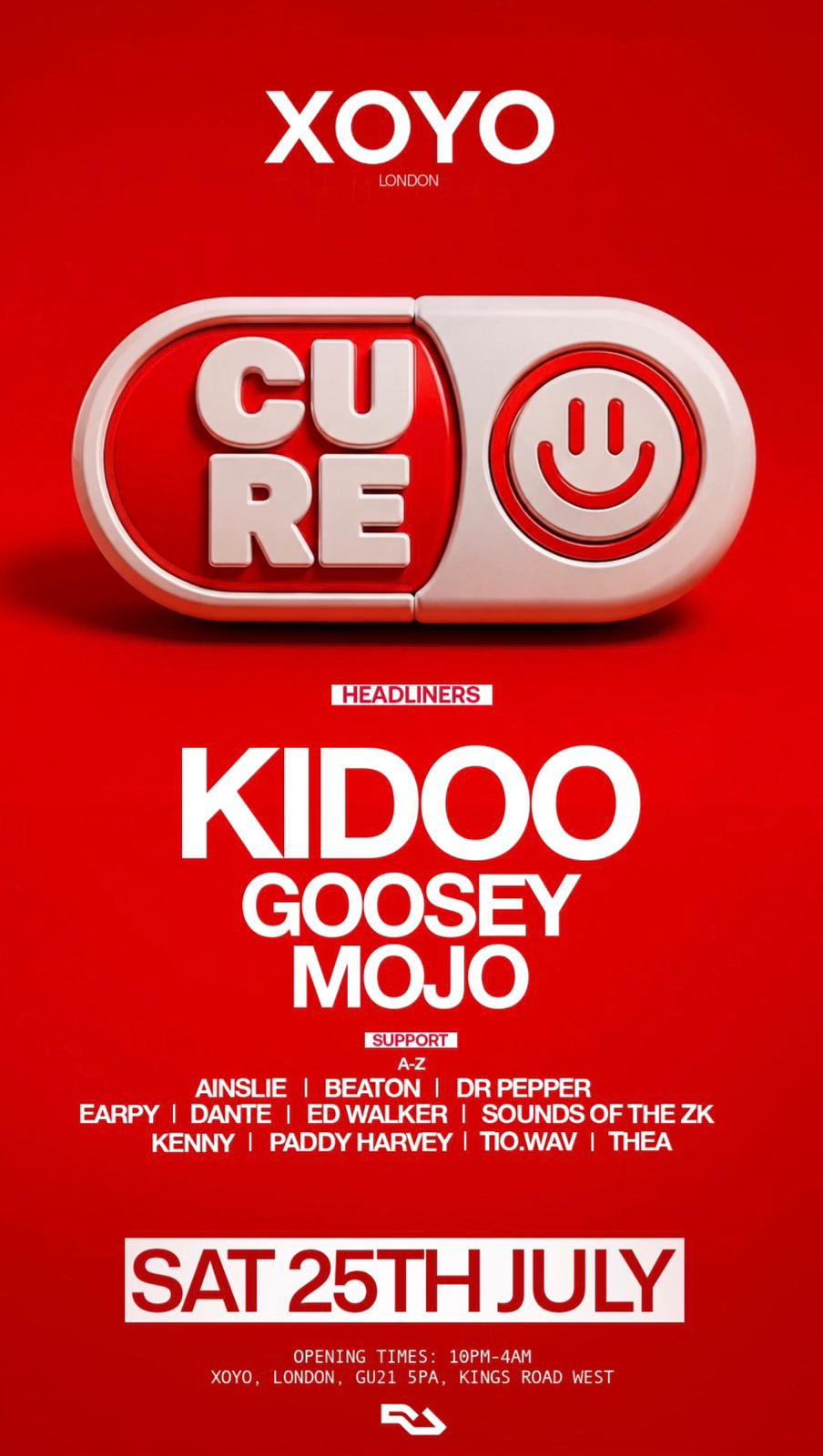Cure Presents: Kidoo, Goosey, Mojo + More