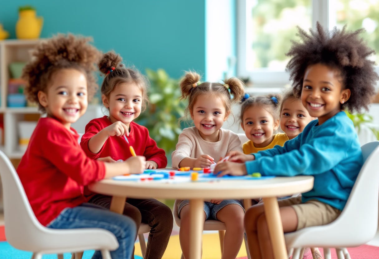 image of students during learning sessions (for a preschools & daycare)