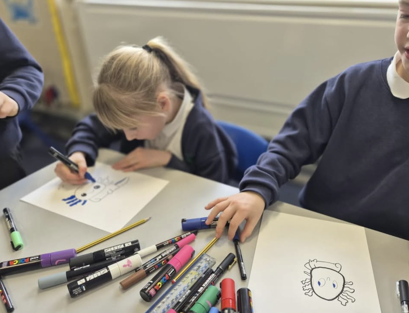 image of students during learning sessions (for a preschools & daycare)