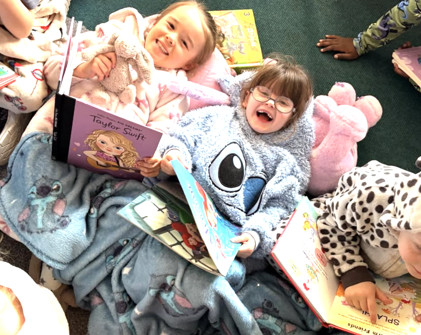 image of children playing in a daycare setting