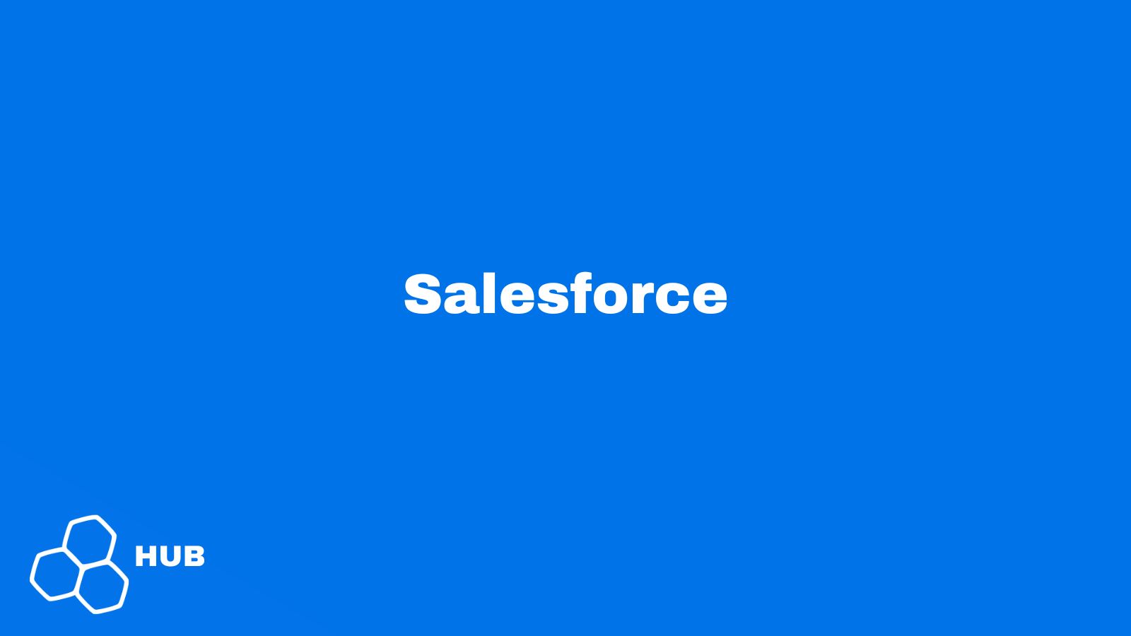 Operations Salesforce Processes