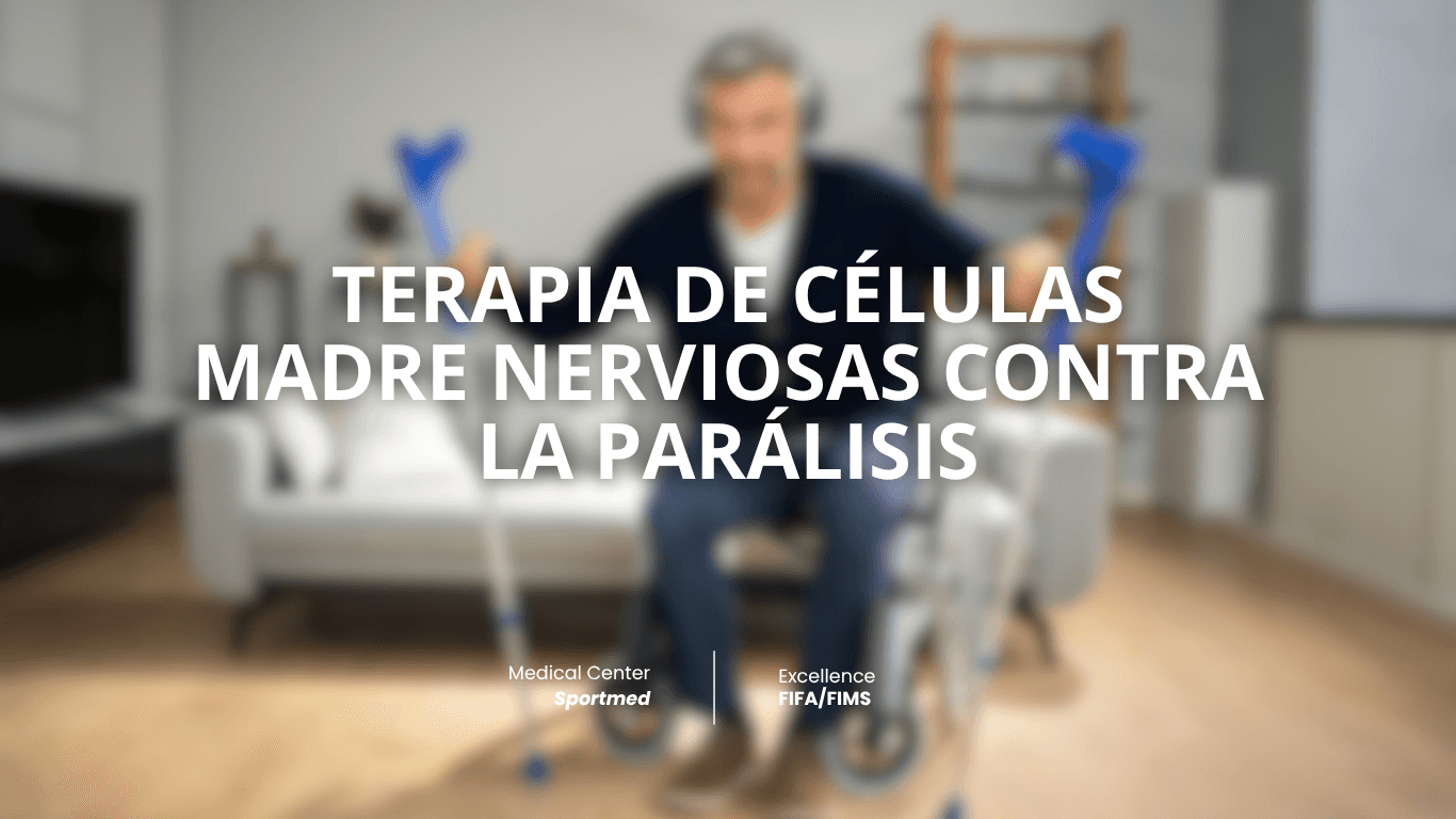 Terapia de células madre nerviosas contra la parálisis
