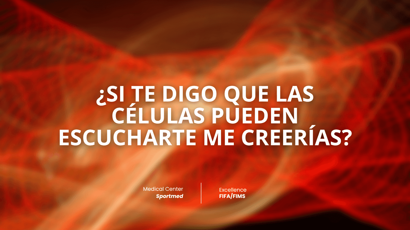 Si te digo que las células pueden escucharte, ¿me creerías?