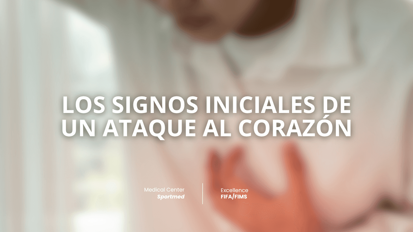 Los signos iniciales de un ataque al corazón