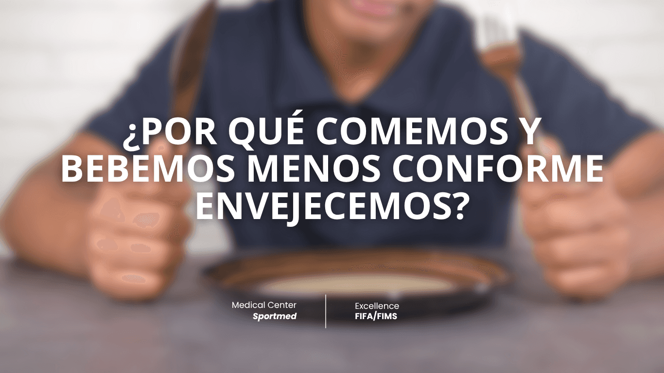 ¿Por qué comemos y bebemos menos conforme envejecemos?