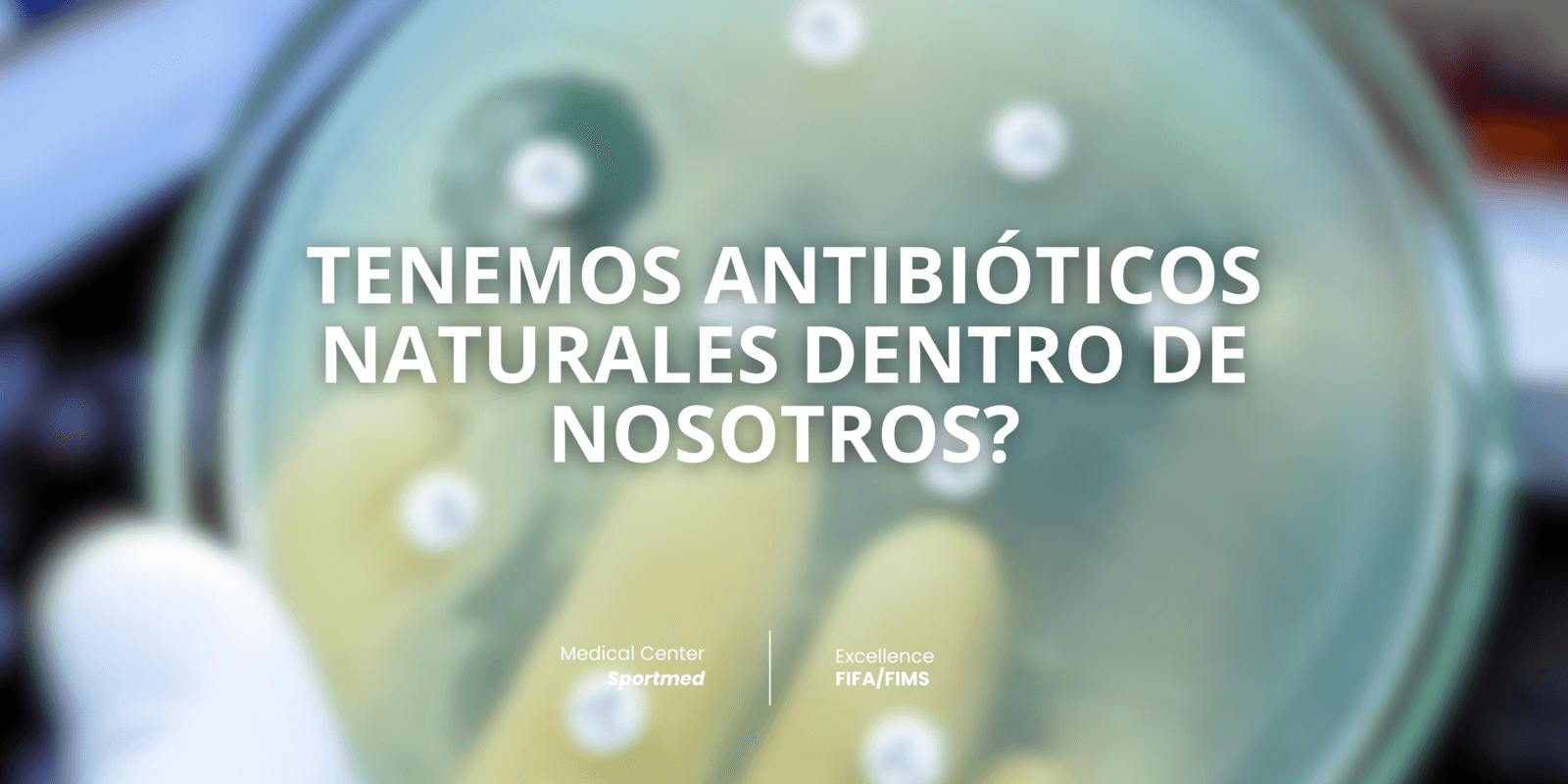 ¿Tenemos antibióticos naturales dentro de nosotros?